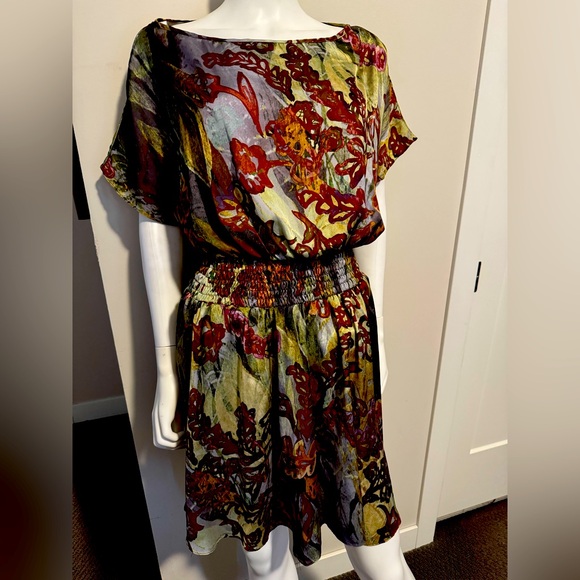 Anthropologie Floral Mini Dress - MINT! - Picture 1 of 6